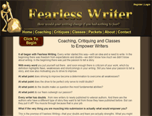 Tablet Screenshot of fearlesswriter.com